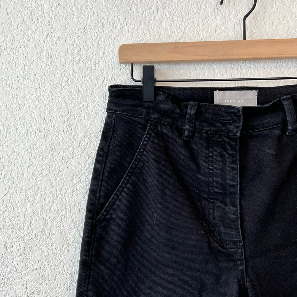 Everlane Size 4 Black Straight Leg Crop